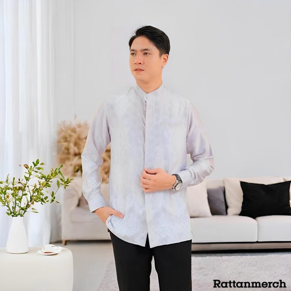 Syeima Elegant and Modern Adult Men's Koko Shirt,cotton Koko Shirt