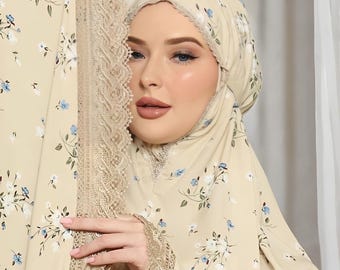 Mukena Shahira-serie Rayon Jumbo 2-in-1 alle maten comfortabel en elegant, Mukena, moslimgebedsjurk, moslimgebedskleding, gebedsoutfit