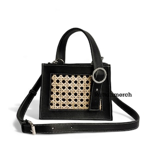Chloe Rattan Bag Elegant Women&#39;s Rotan Crossbody And Handbag,Rattan Sling Bag,Rattan Sling Bag Bali,Rattan Crossbody Bags,Rattan Leather Bag