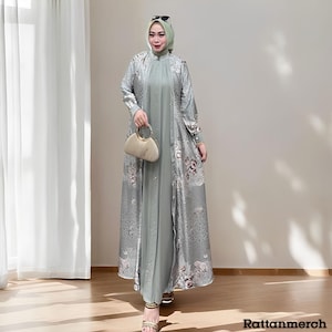 Elegant Party Dress Yoris Armany Premium Material Swarovski Accents,Muslim Dress,Muslim Dress Wedding,Women Muslim Attire,Women Islamic