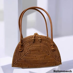 Ate Bali Rattan Mini Tote Bag Clutch Ketak Beautiful and Unique Suitable for Casual and Party,Rattan Sling Bag,Rattan Sling Bag Bali,Rattan