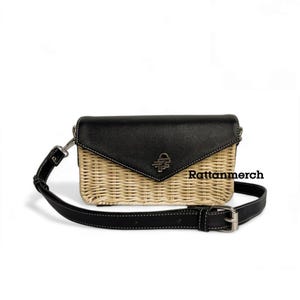 Ellen Rattan Bag Trendy Women&#39;s Rotan Crossbody And Shoulder Bag,Rattan Sling Bag,Rattan Sling Bag Bali,Rattan Crossbody Bags