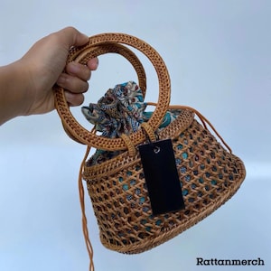 Mini Ata Rattan Tote Bag Handcrafted Style Elegant Women’s Handbag,Rattan Sling Bag,Rattan Sling Bag Bali,Rattan Crossbody Bags