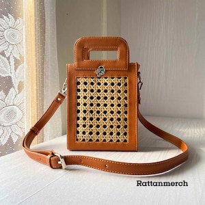 Flair Rattan Shoulder Bag Stylish Women&#39;s Rotan Handbag And Crossbody,Rattan Sling Bag,Rattan Sling Bag Bali,Rattan Crossbody Bags