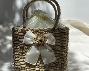 Casual Rattan Tote Bag Handmade Agel Women's Handbag,Rattan Sling Bag,Rattan Sling Bag Bali,Rattan Crossbody Bags,Rattan Leather Bag