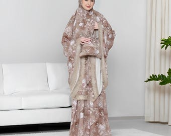 Shaffaシリーズ スタイリッシュ スーパージャンボ トラベル レーヨンビスコース ムケナ、ムケナ、イスラム教徒の祈祷服、イスラム教徒の祈祷用衣装、祈祷用衣装、イスラム教徒の祈祷