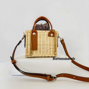 Elycia Rattan Bag Leather And Rotan Sling Bag,Rattan Sling Bag,Rattan Sling Bag Bali,Rattan Crossbody Bags,Rattan Leather Bag