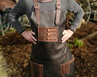 Handmade Men's Leather Work Apron