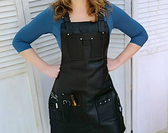 Leather Apron for Seamstress or Stylist