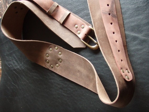 Middeleeuwse vintage brede riem heren ridder viking armor