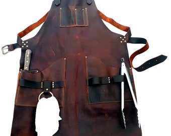 BBQ Luxury Leather Apron