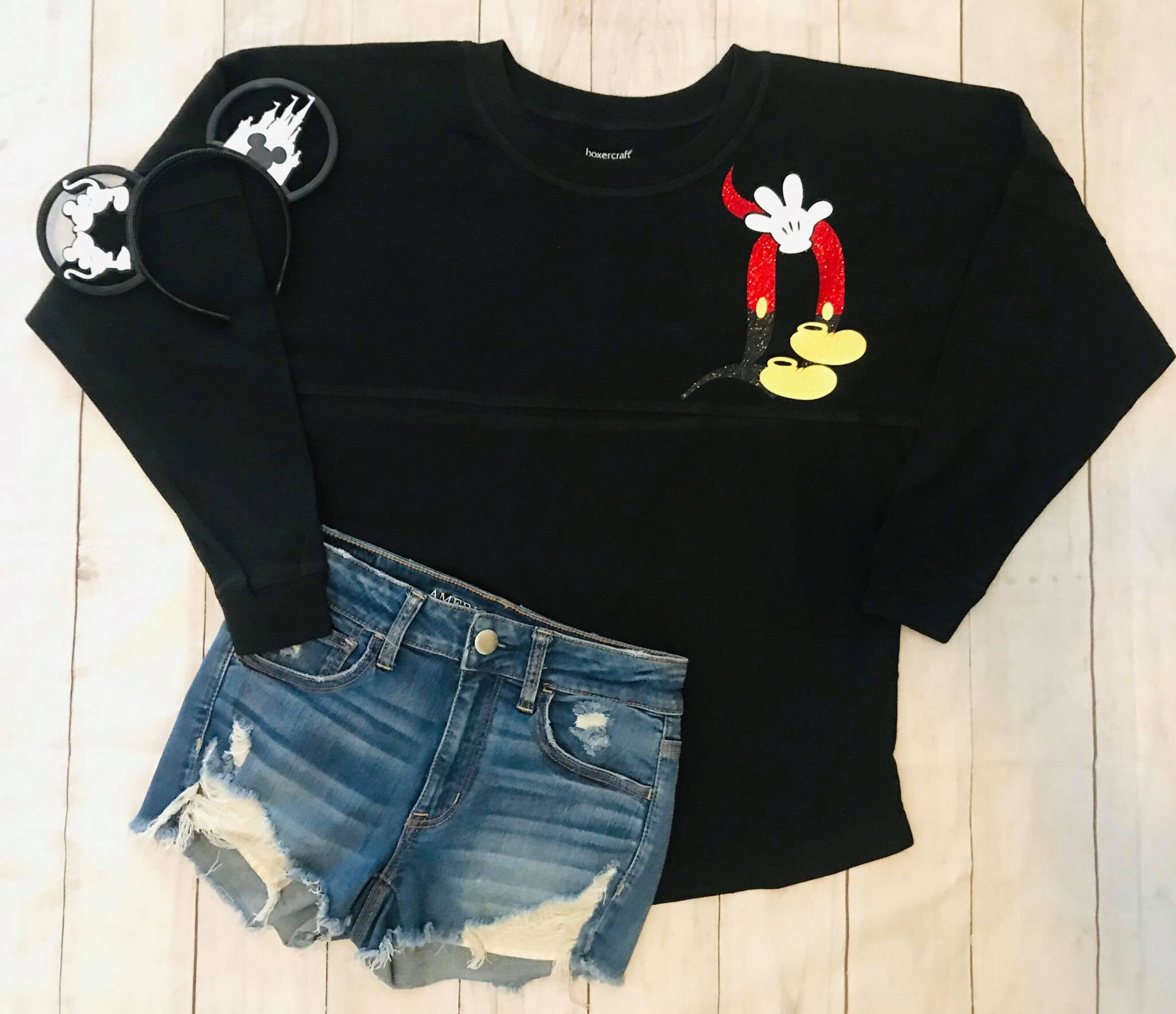 Mickey or Minnie Mouse Sparkle Jersey Womans Mens Vinyl Pom - Etsy Singapore