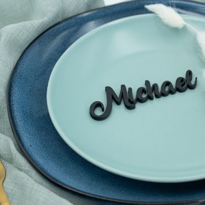 Cartões de lugar cortados a laser, Cartões de lugar de casamento, Nomes de lugar de casamento, Nomes de mesa de madeira, Decoração de mesa de casamento, Evento personalizado, Marque Place
