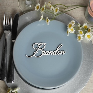 Marque-places pour mariage, noms de lieux, cartes de noms de mariage, noms de lieux personnalisés au laser, noms de lieux personnalisés en or, noms de lieux personnalisés