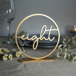 Wooden Wedding Table Number - Custom Table Sign , Gold Wedding Table Decor, Rustic Country Wedding,Table numbers Gold, Country Wedding Names