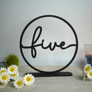 Wedding Table Number - Black Custom Table Sign , Gold Wedding Table Decor, Rustic Country Wedding,Table numbers Gold, Country Wedding Names