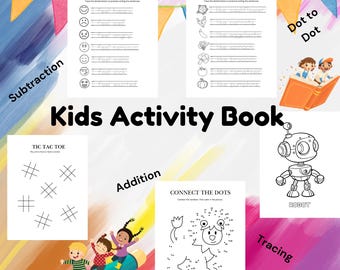 Kids Activity Book: Fun Learning Games for Ages 4-7