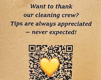 Thank Airbnb Cleaners with a Digital Tip Jar