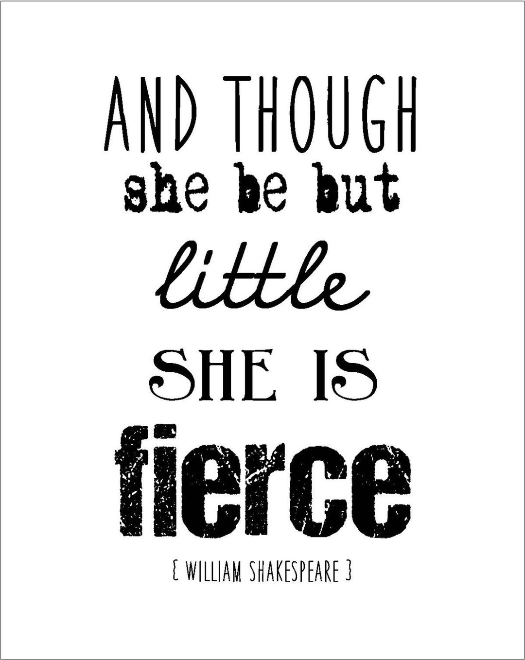 Shakespeare Quote Printable Instant Download - Etsy