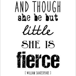 Shakespeare quote printable instant download
