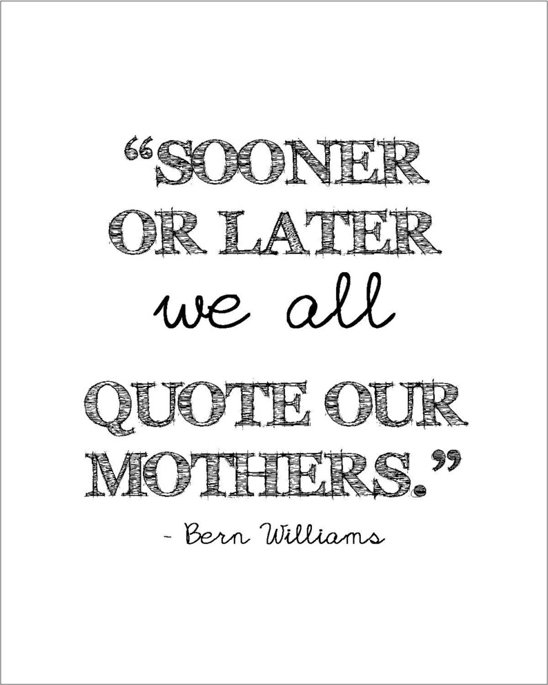 Mothers funny quote printable instant download image 1