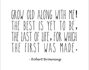 Robert Browning love poem quote printable instant download