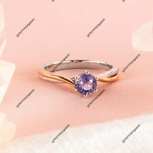 Purple Sapphire Ring the perfect fusion of bold and delicate purple sapphire ring 925 sterling silver gorgeous purple sapphire engagement