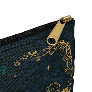 Tree of Life Tarot Bag: Zippered Protective Tarot Deck Pouch image 6