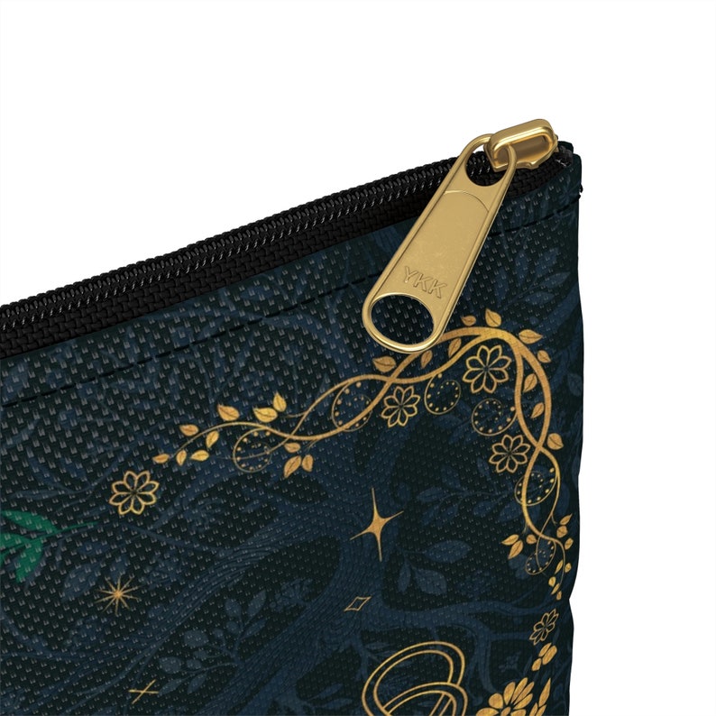 Tree of Life Tarot Bag: Zippered Protective Tarot Deck Pouch image 6