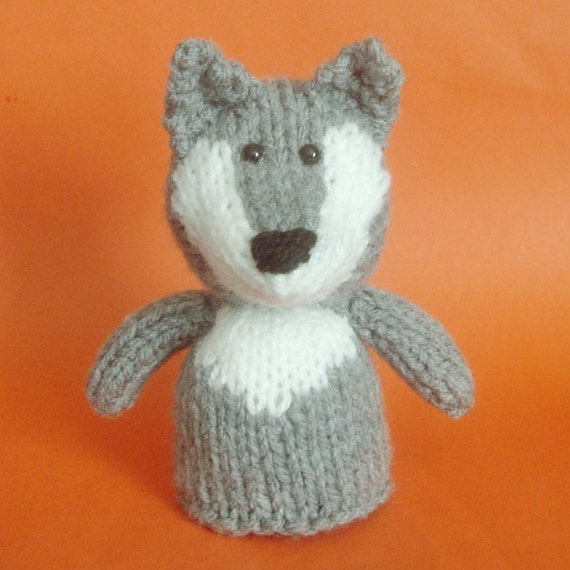 Knitted Toy Wolf Knitted Toy Wolf
