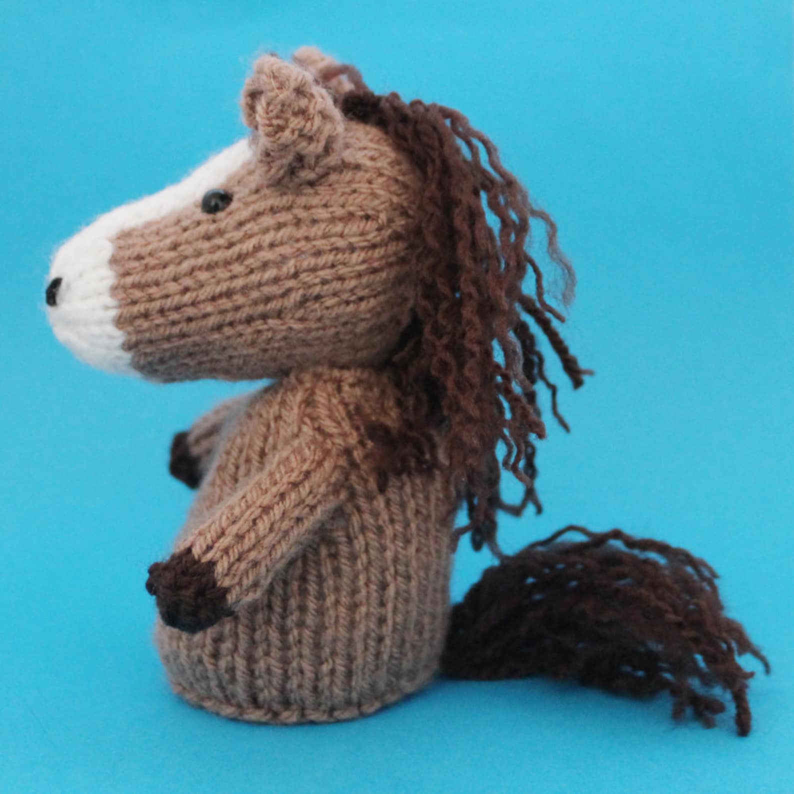 Horse Toy Knitting Pattern (PDF) Legs, Egg Cozy & Finger Puppet ...