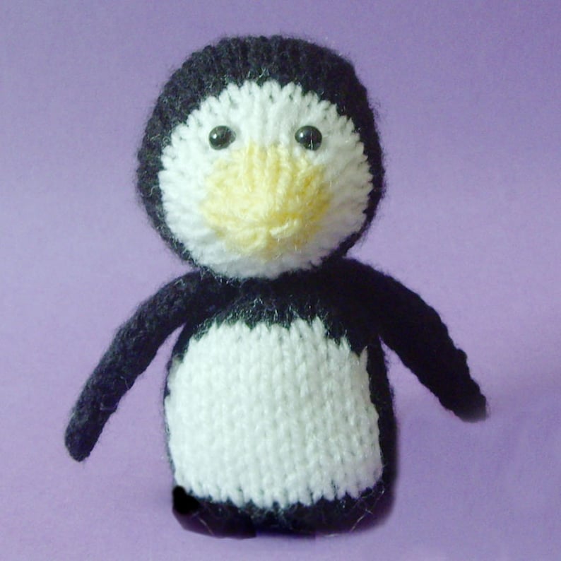Penguin Toy Knitting Pattern PDF - Etsy