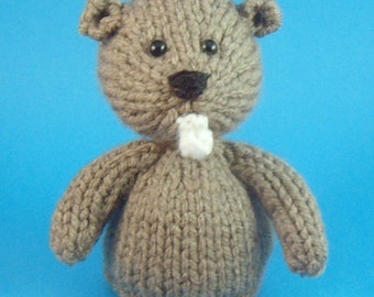 Beaver Toy Knitting Pattern (PDF)