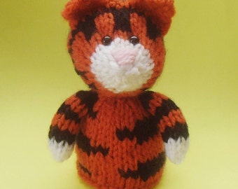 Tiger Toy Knitting Pattern (PDF)
