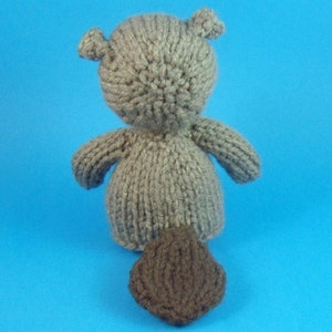 Beaver Toy Knitting Pattern PDF image 3