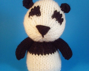 Panda Spielzeug Strickanleitung (PDF)