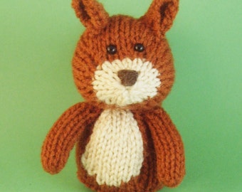 Squirrel Toy Knitting Pattern (PDF)