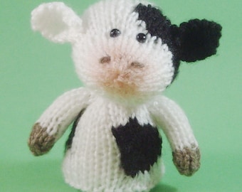Cow Toy Knitting Pattern (PDF)