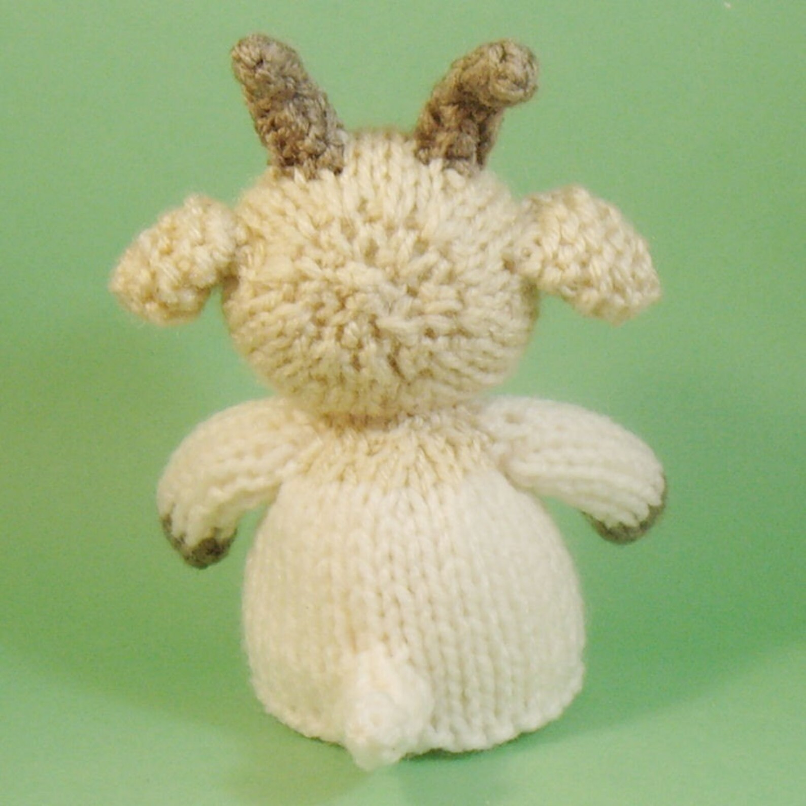 Goat Toy Knitting Pattern (PDF) Toy, Egg Cozy & Finger Puppet ...