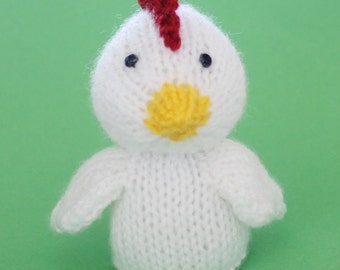 Huhn Spielzeug Strickmuster (PDF) Beine, Eierwärmer & Fingerpuppen (Anleitung enthalten)