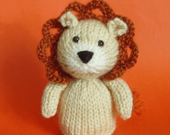 Lion Toy Knitting Pattern (PDF)