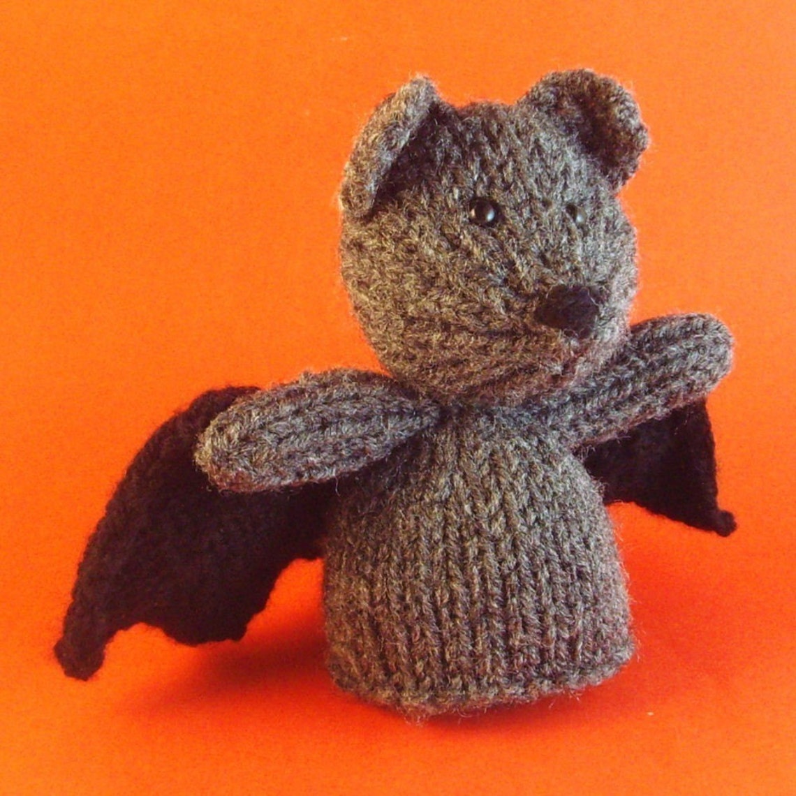 Bat Toy Knitting Pattern PDF Etsy