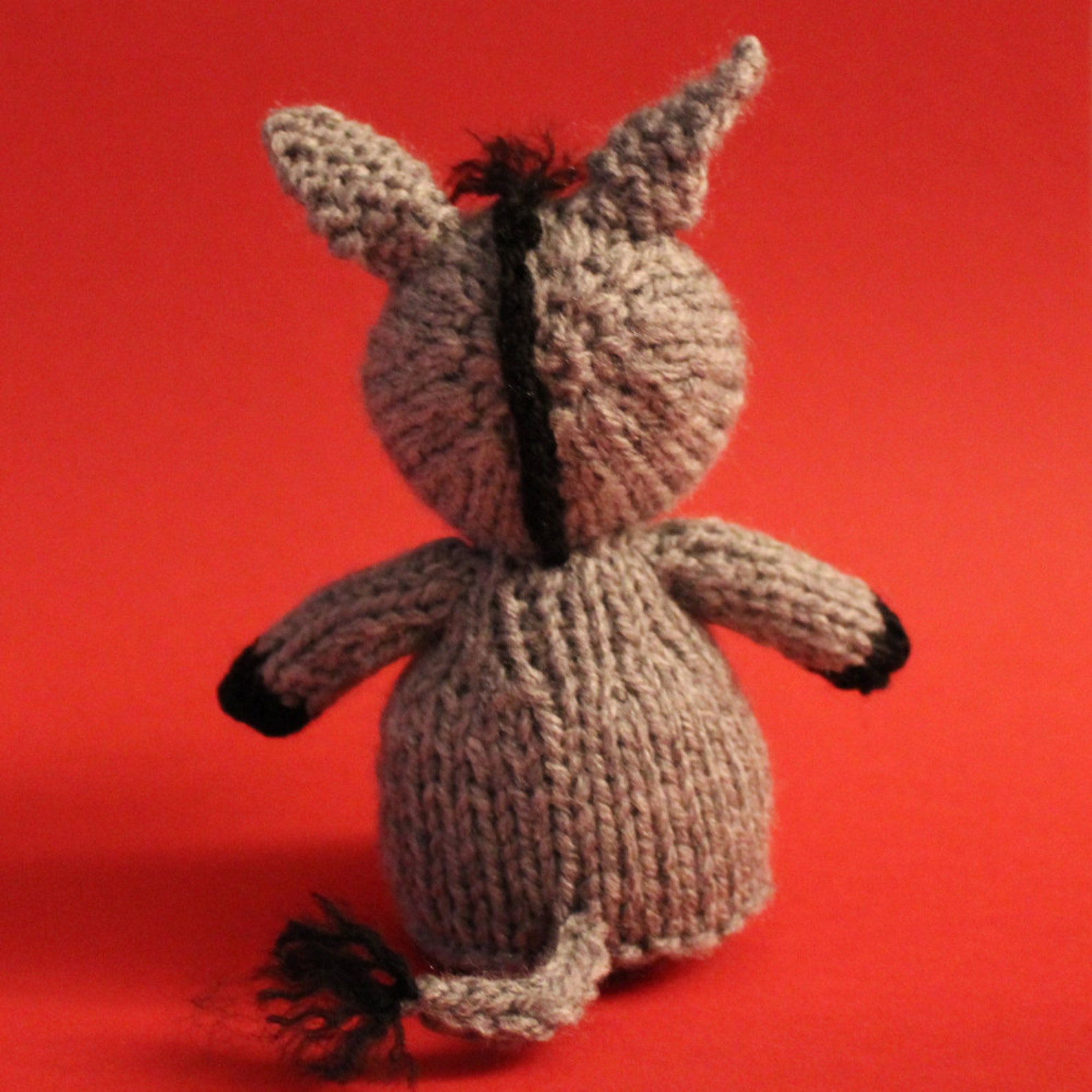 Donkey Toy Knitting Pattern PDF Etsy