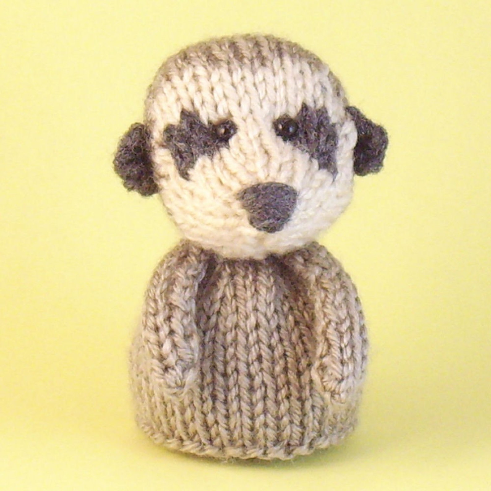 Meerkat Toy Knitting Pattern PDF Etsy