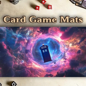 Tapete de juego MTG / Tapete de juego Dr. Who / Tardis Lakeside / Dreamy Voyage