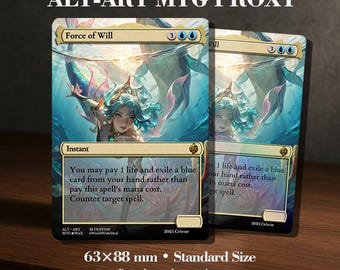 フォース・オブ・ウィル プロキシカード – フルアート統率者カード