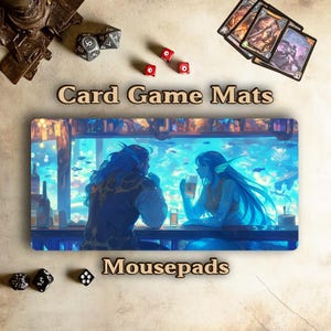 MTG-laymat | Rendez-vous rétro coloré/an 2000/fantôme | tapis de souris