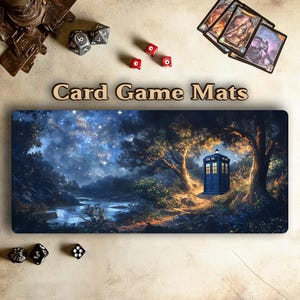 Tapete de juego MTG / Tapete de juego Dr. Who / Tardis Lakeside / Dreamy Voyage