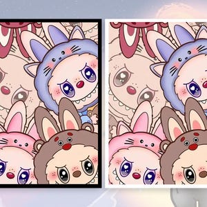 Funda para cartas MTG, funda para cartas Lalulu Babubu, funda para cartas MTG, fundas para cartas coleccionables, fundas para cartas de juegos de arte, regalo para jugadores