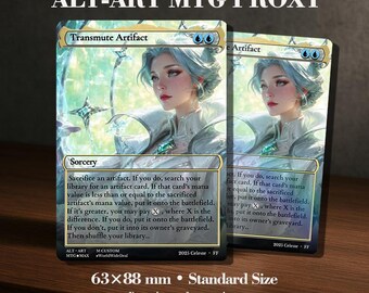 Transmute Artifact - Custom Proxy Commander Card - Etsy
